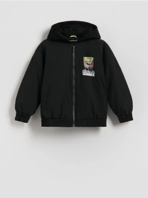 Reserved - Kurtka bomber Spongebob - czarny