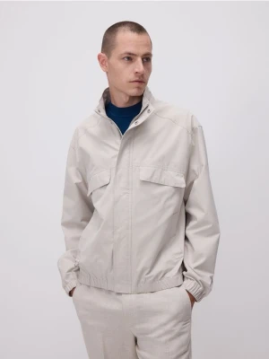 Reserved - Kurtka bomberka - beżowy