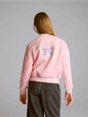 Reserved - Kurtka bomberka Kuromi - pastelowy róż