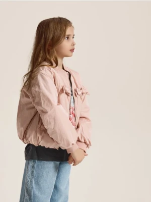 Reserved - Kurtka bomberka - pastelowy róż