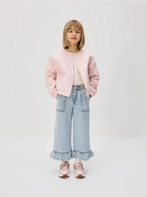 Reserved - Kurtka bomberka - pastelowy róż