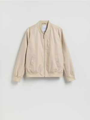 Reserved - Kurtka bomberka ze stójką - beżowy