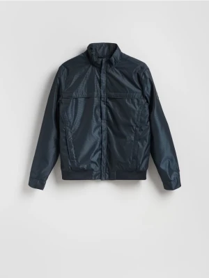 Reserved - Kurtka bomberka ze stójką - granatowy