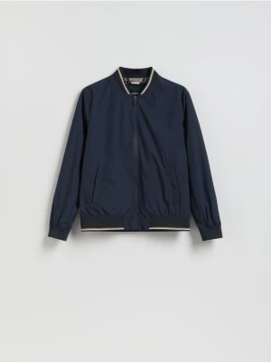 Reserved - Kurtka bomberka ze stójką - granatowy
