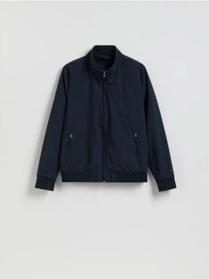 Reserved - Kurtka bomberka ze stójką - granatowy