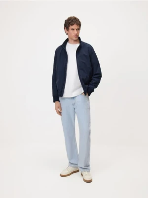 Reserved - Kurtka bomberka ze stójką - granatowy