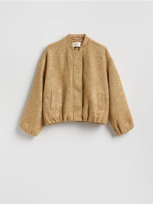Reserved - Kurtka bomberka - złoty