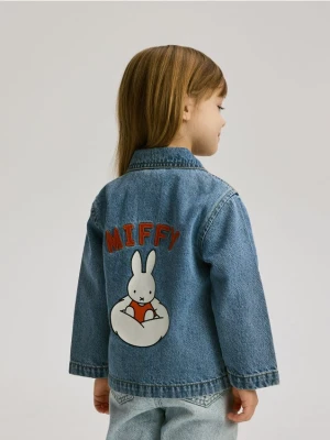 Reserved - Kurtka jeansowa Miffy - niebieski