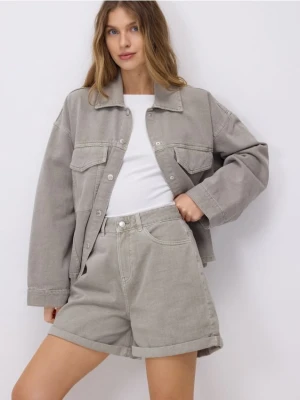 Reserved - Kurtka jeansowa - zielony