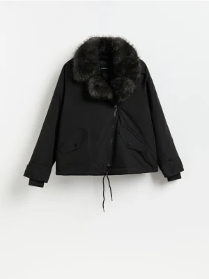 Reserved - Kurtka parka - czarny