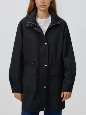 Reserved - Kurtka parka z kapturem - czarny