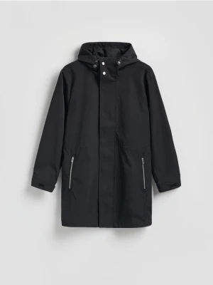 Reserved - Kurtka parka z kapturem - czarny