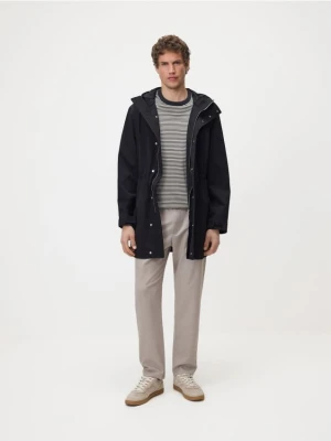 Reserved - Kurtka parka z kapturem - czarny