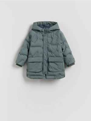 Reserved - Kurtka parka z kieszeniami - oliwkowy