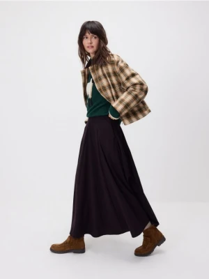 Reserved - Kurtka shacket z kołnierzykiem - wielobarwny