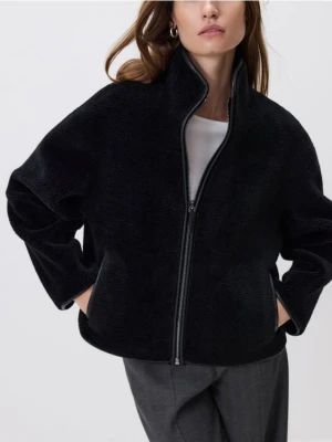 Reserved - Kurtka typu kożuch - czarny