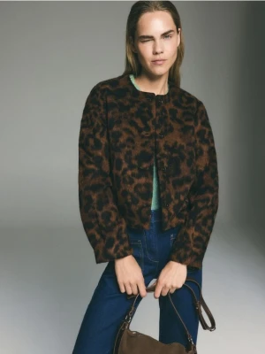 Reserved - Kurtka w zwierzęcy wzór - wielobarwny