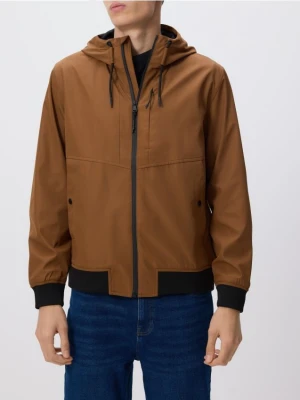 Reserved - Kurtka wiatrówka z podszewką - beżowy