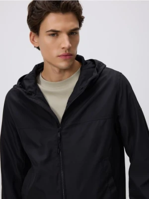 Reserved - Kurtka wiatrówka z podszewką - czarny