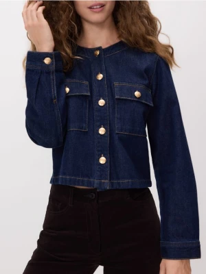 Zdjęcie produktu Reserved - Kurtka z dekoracyjnymi guzikami - granatowy