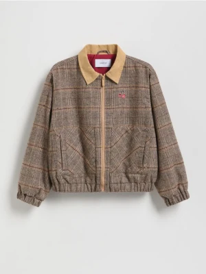 Reserved - Kurtka z dodatkiem wełny - beżowy