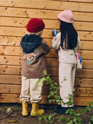 Reserved - Kurtka z domieszką wełny - beżowy