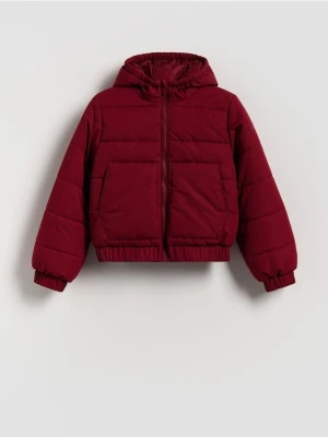 Reserved - Kurtka z kapturem - bordowy