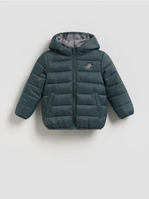 Reserved - Kurtka z kapturem - ciemnozielony