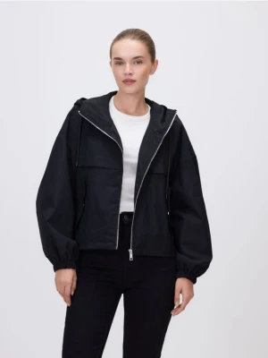 Reserved - Kurtka z kapturem - czarny