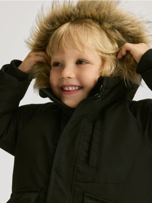 Reserved - Kurtka z kapturem - czarny