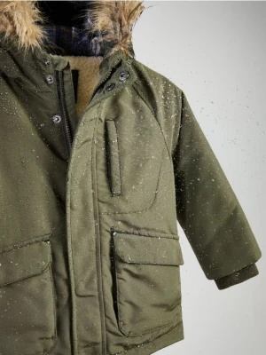Reserved - Kurtka z kapturem - jasny zielony
