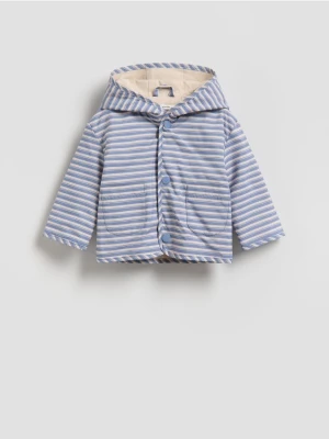 Reserved - Kurtka z kapturem - niebieski