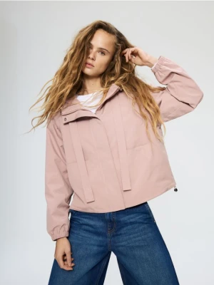 Reserved - Kurtka z kapturem - różowy