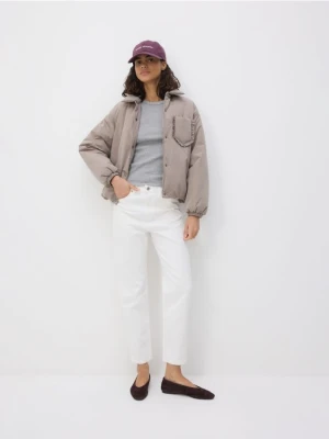 Reserved - Kurtka z kołnierzem - brązowy