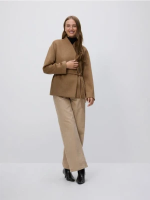 Reserved - Kurtka z wełną - beżowy