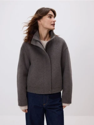 Reserved - Kurtka z wełną - szary