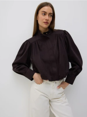 Zdjęcie produktu Reserved - Kurtka ze stójką - ciemnobrązowy