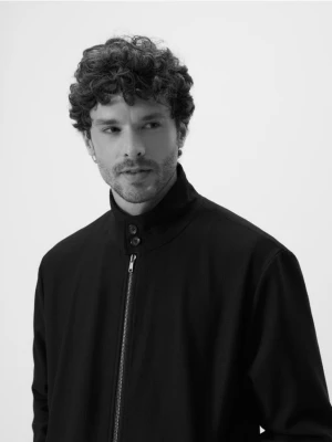 Reserved - Kurtka ze stójką - granatowy