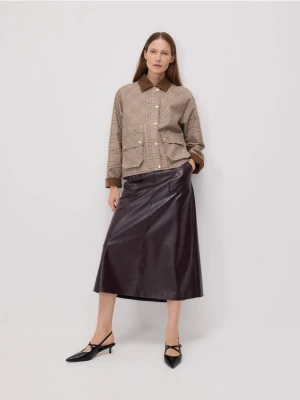 Reserved - Kurtka ze sztruksowym kołnierzykiem - wielobarwny