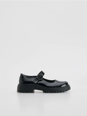 Reserved - Lakierowane loafersy - czarny