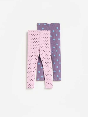 Reserved - Legginsy 2 pack - wielobarwny