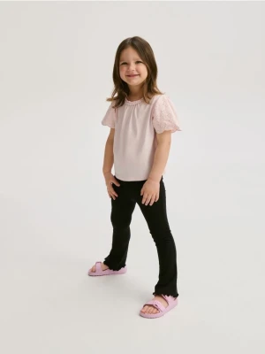 Reserved - Legginsy flare - czarny