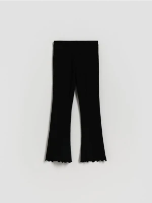 Reserved - Legginsy flare - czarny