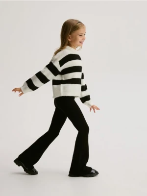 Reserved - Legginsy flare - czarny