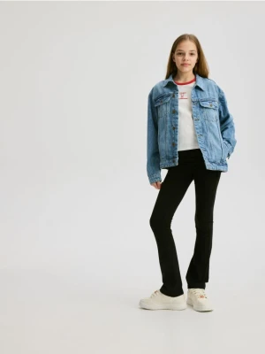 Reserved - Legginsy flare - czarny