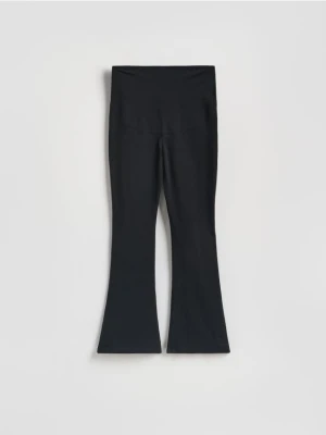 Reserved - Legginsy flare - czarny
