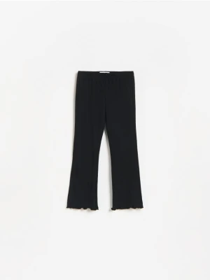 Reserved - Legginsy flare - czarny