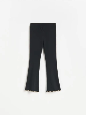 Reserved - Legginsy flare - czarny