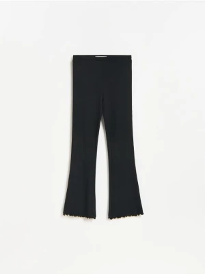 Reserved - Legginsy flare - czarny