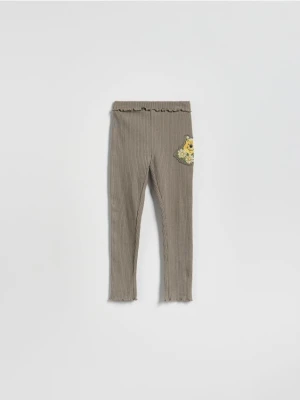 Reserved - Legginsy Kubuś Puchatek - ciemnoszary